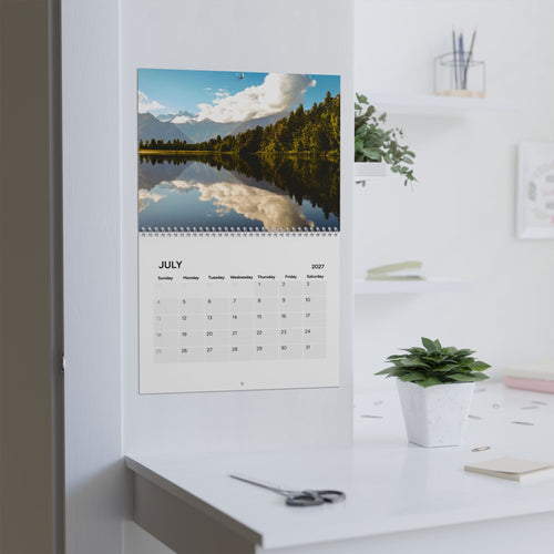 2027 New Zealand  Photography Wall Calendar — Scenic Coastal Landscapes, Monthly Planner
