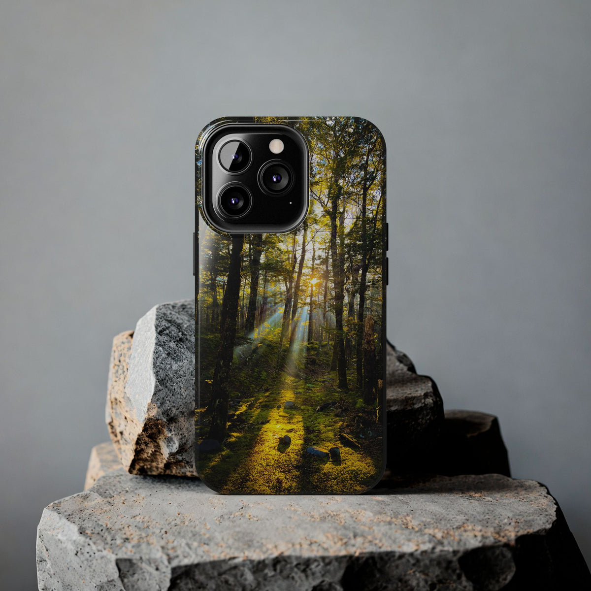 Beaming Forest Tough Phone Case