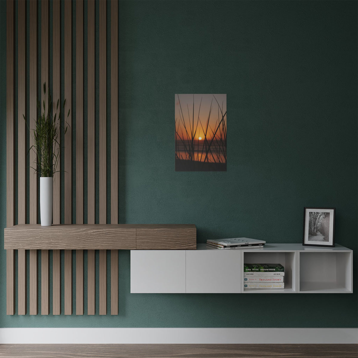 Golden Grass | Satin Print Landscape Wall Art