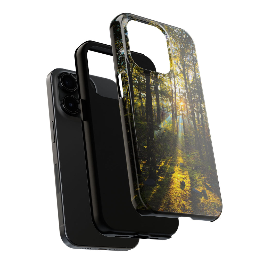 Beaming Forest Tough Phone Case