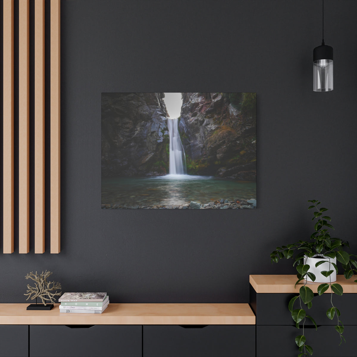 Cavern Falls | Matte Canvas Wall Art