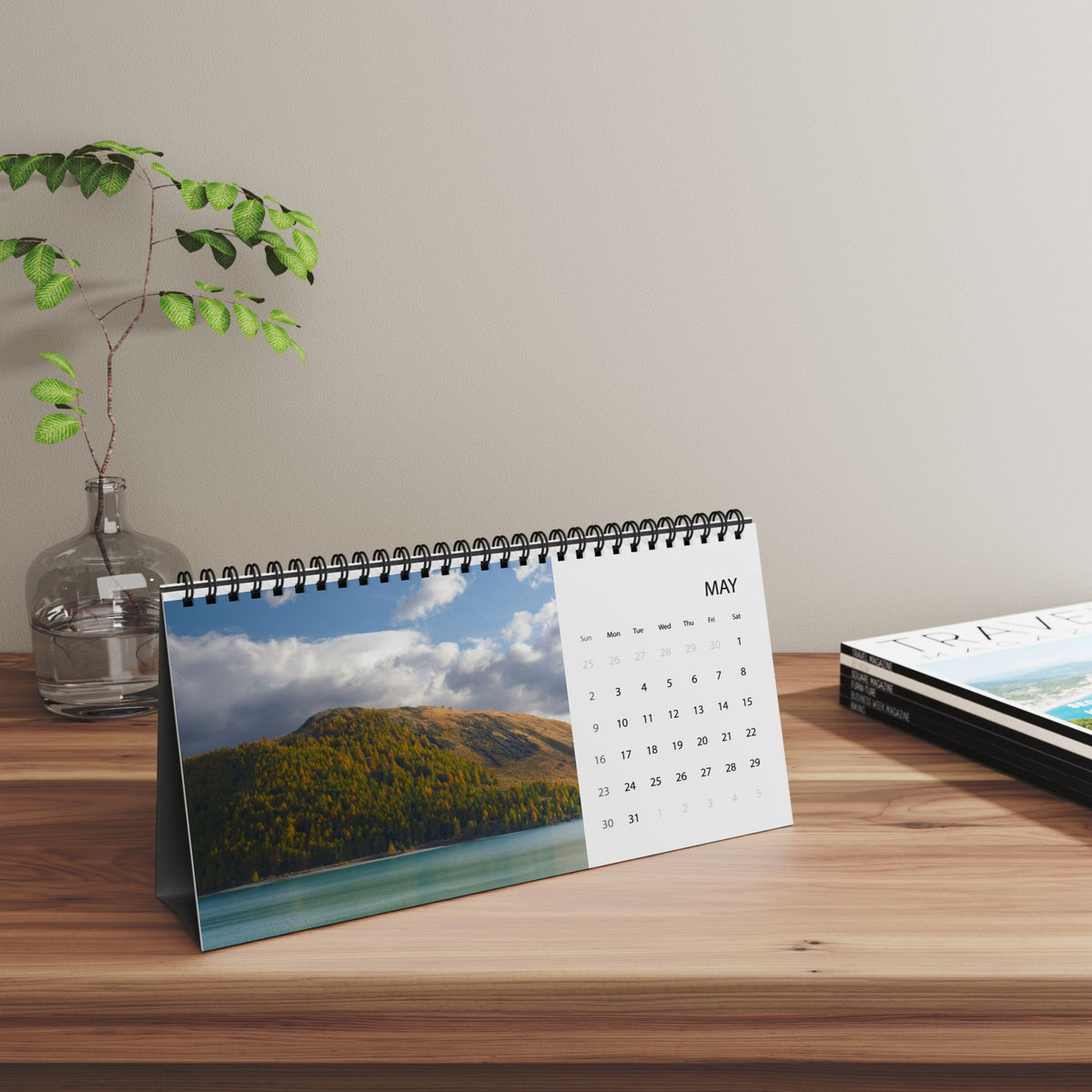 Desktop Calendar | Landscapes of New Zealand (2027 grid)