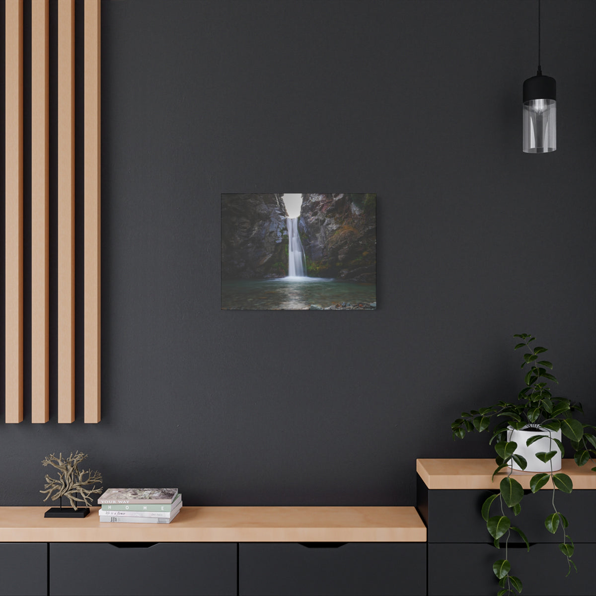 Cavern Falls | Matte Canvas Wall Art