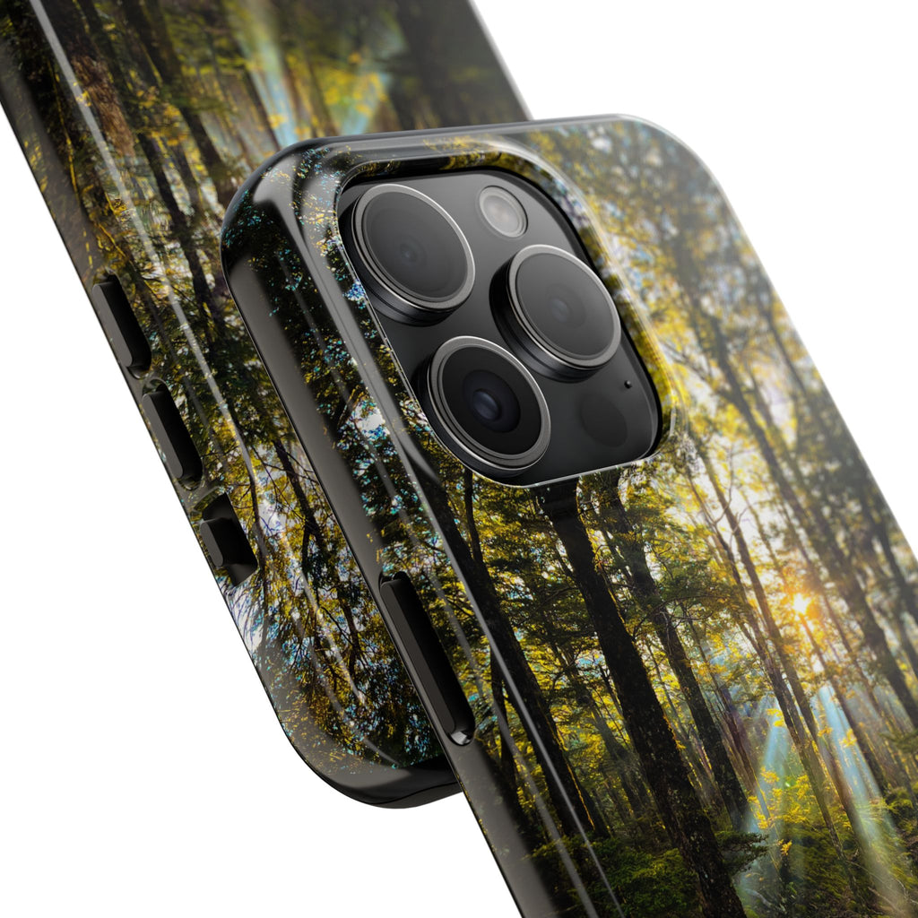 Beaming Forest Tough Phone Case