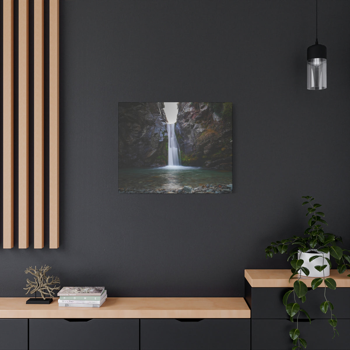 Cavern Falls | Matte Canvas Wall Art