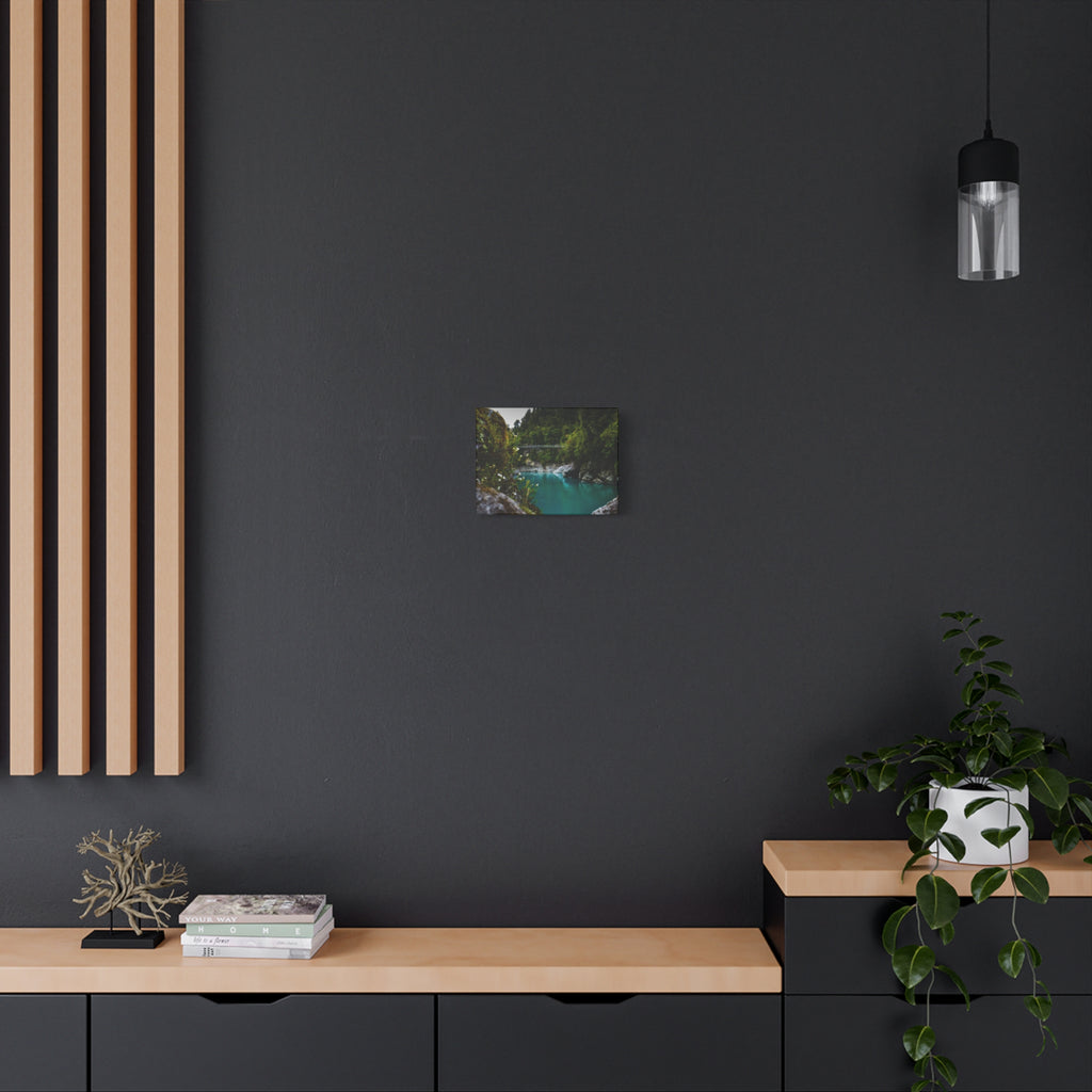 Floral Swing Bridge | Matte Canvas Wall Art
