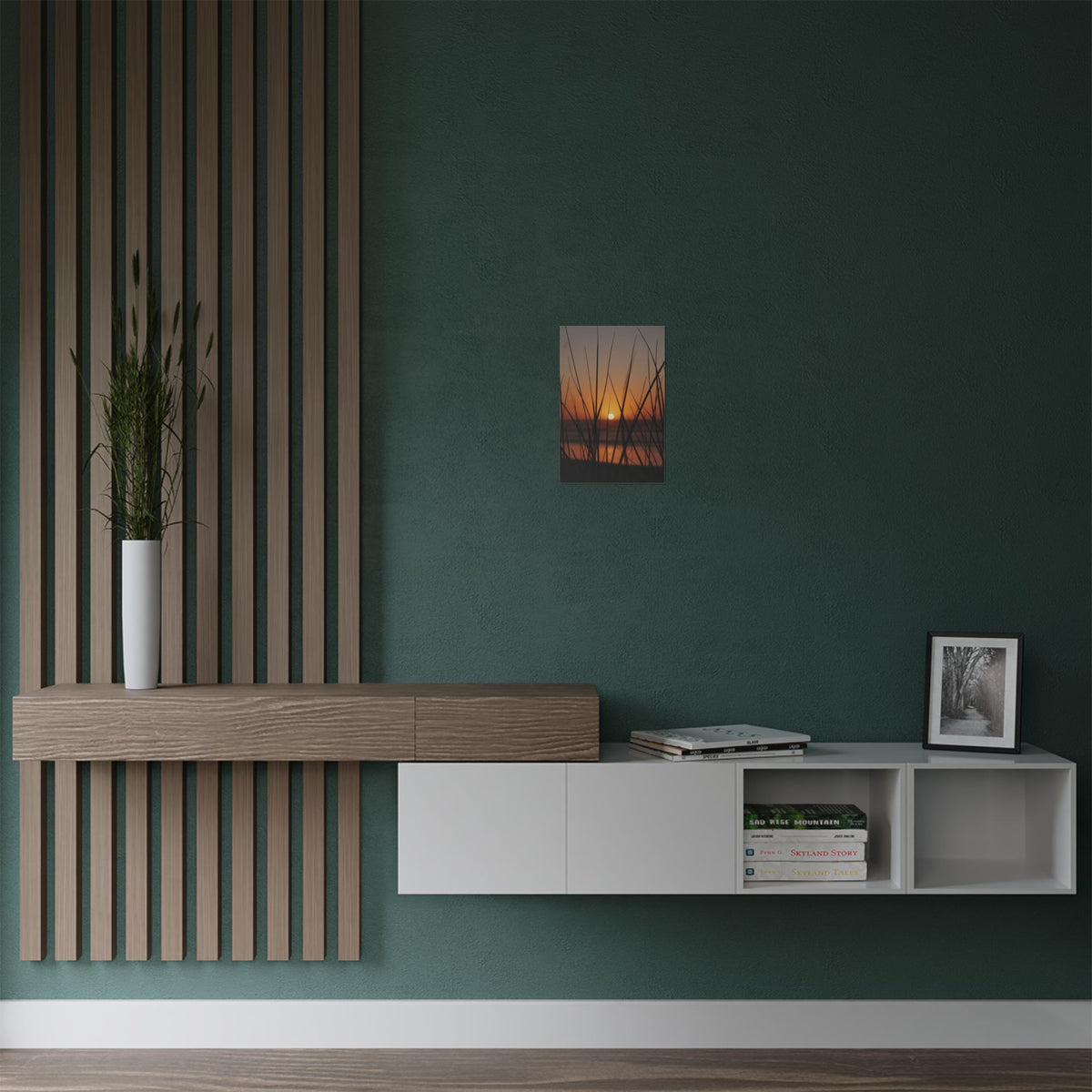 Golden Grass | Satin Print Landscape Wall Art