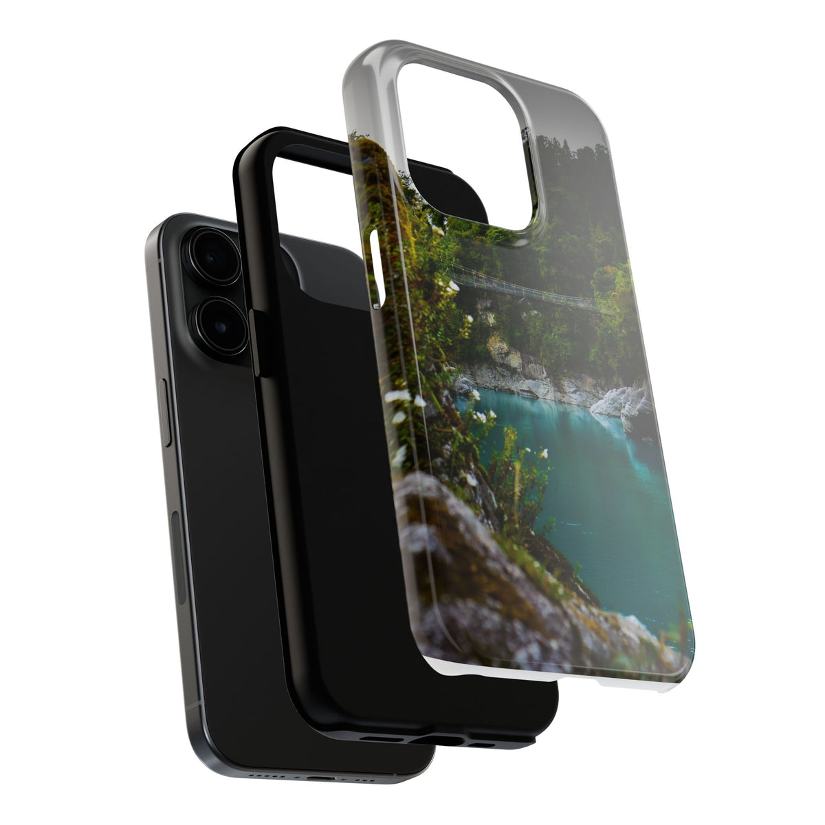 Floral Swing Bridge Tough Phone Case