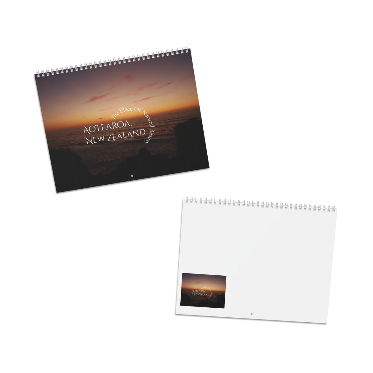 2027 New Zealand  Photography Wall Calendar — Scenic Coastal Landscapes, Monthly Planner