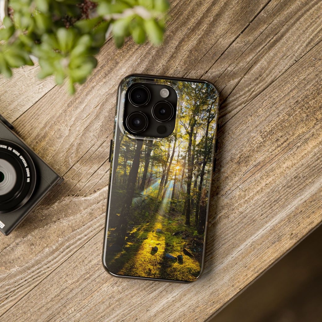 Beaming Forest Tough Phone Case