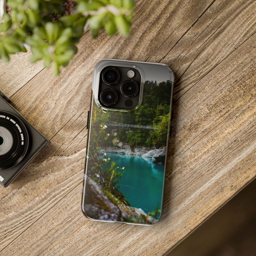 Floral Swing Bridge Tough Phone Case