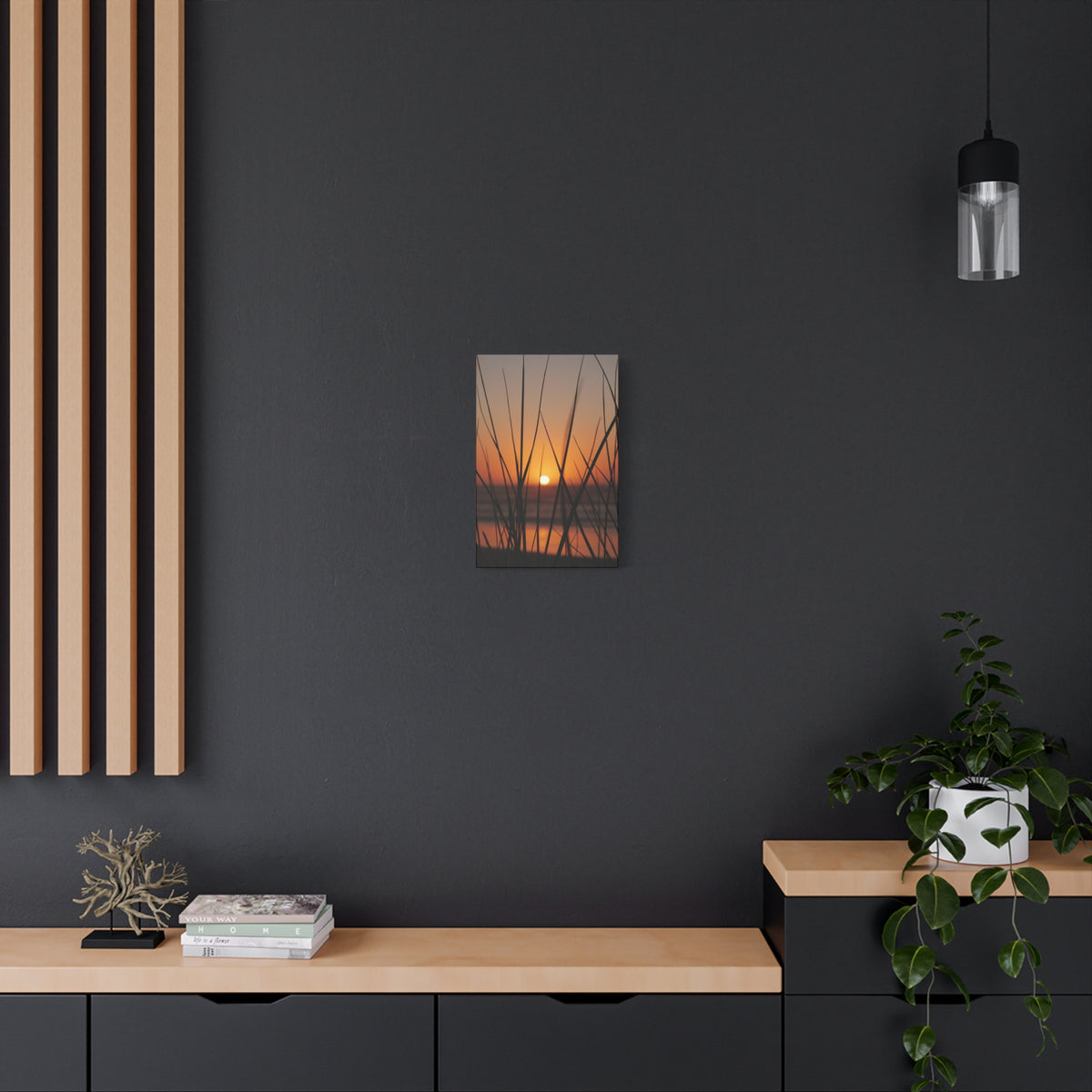 Golden Grass | Matte Canvas Wall Art