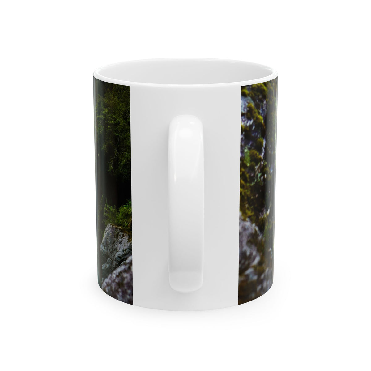 Ceramic Mug, Floral Swing Bridge (11oz, 15oz)