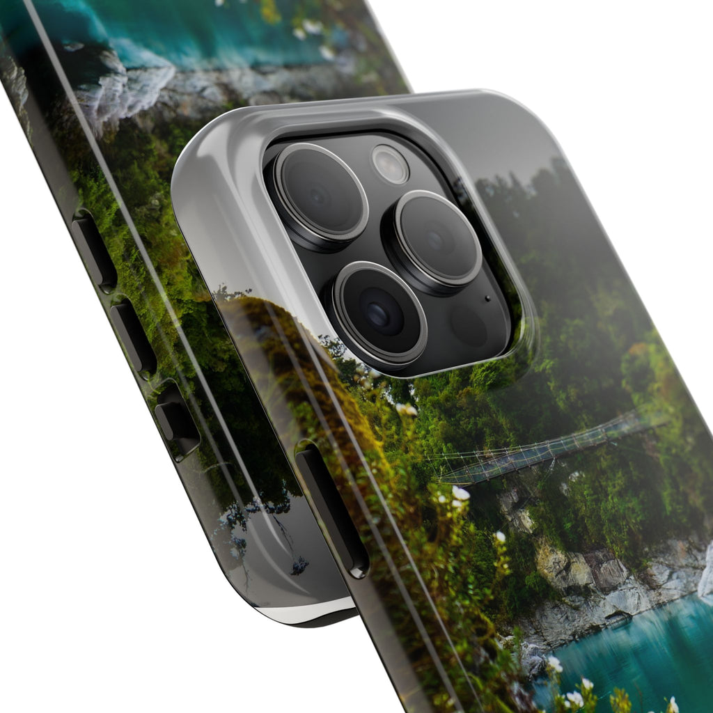 Floral Swing Bridge Tough Phone Case