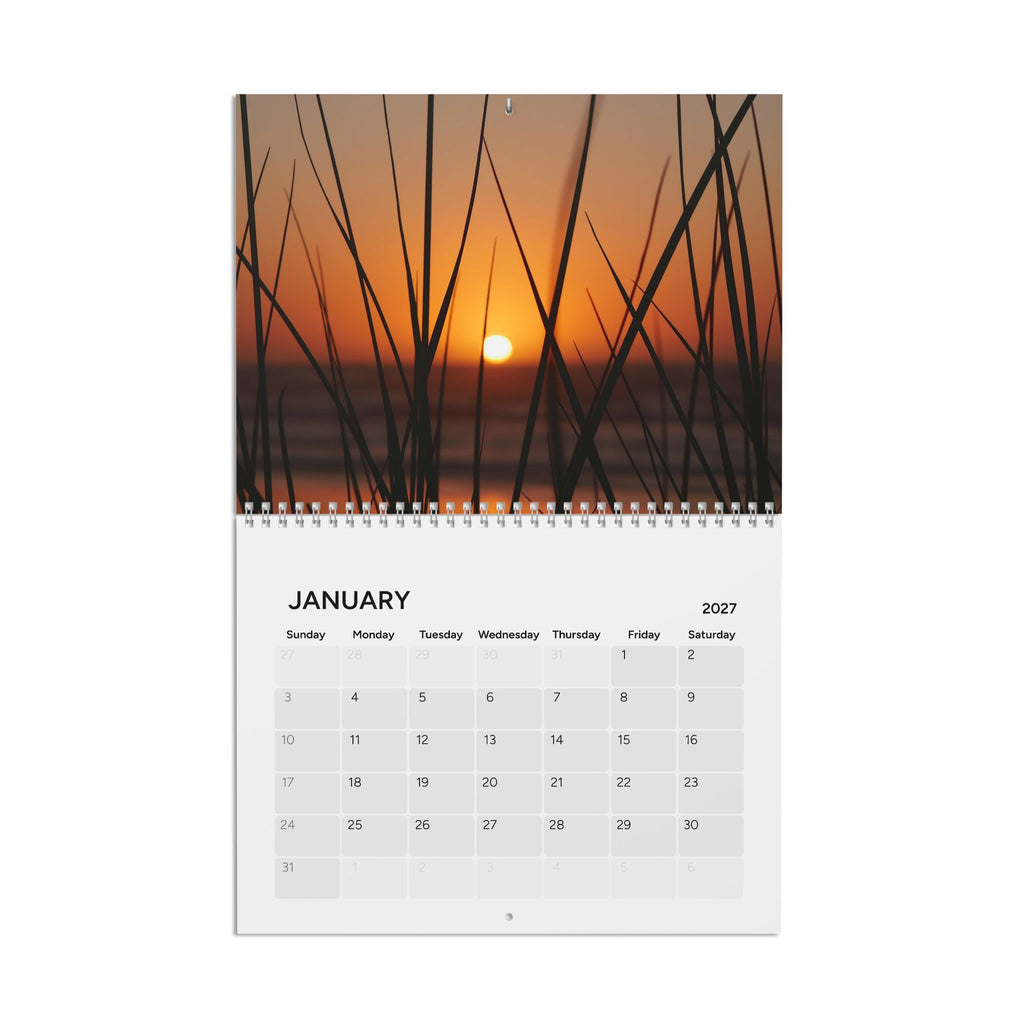 2027 New Zealand  Photography Wall Calendar — Scenic Coastal Landscapes, Monthly Planner