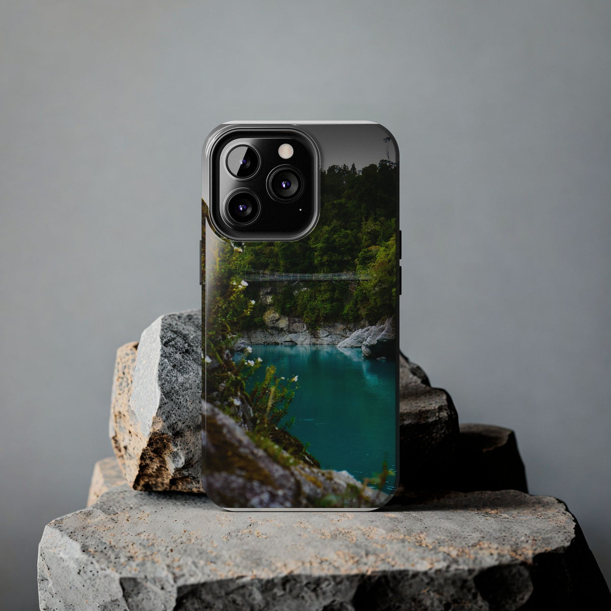 Floral Swing Bridge Tough Phone Case
