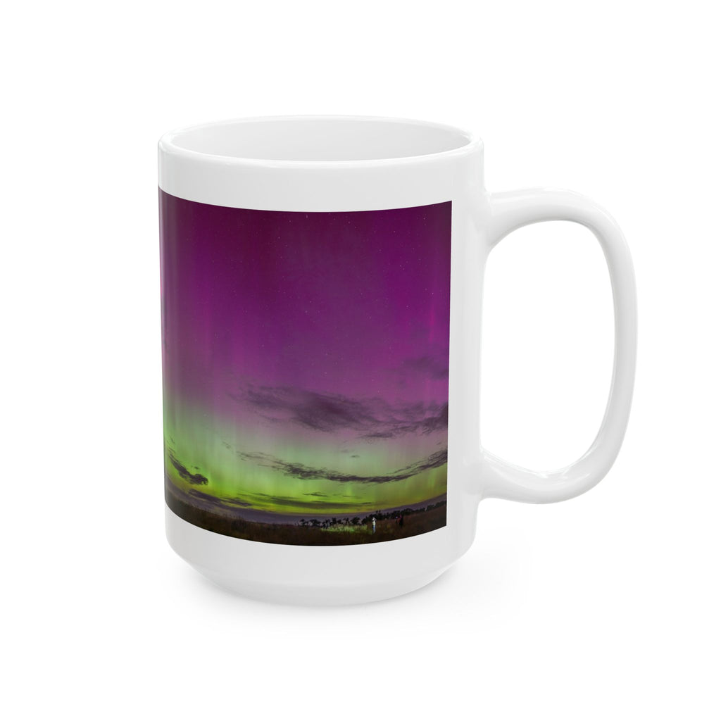 Ceramic Mug, Aurora Landscape (11oz, 15oz)