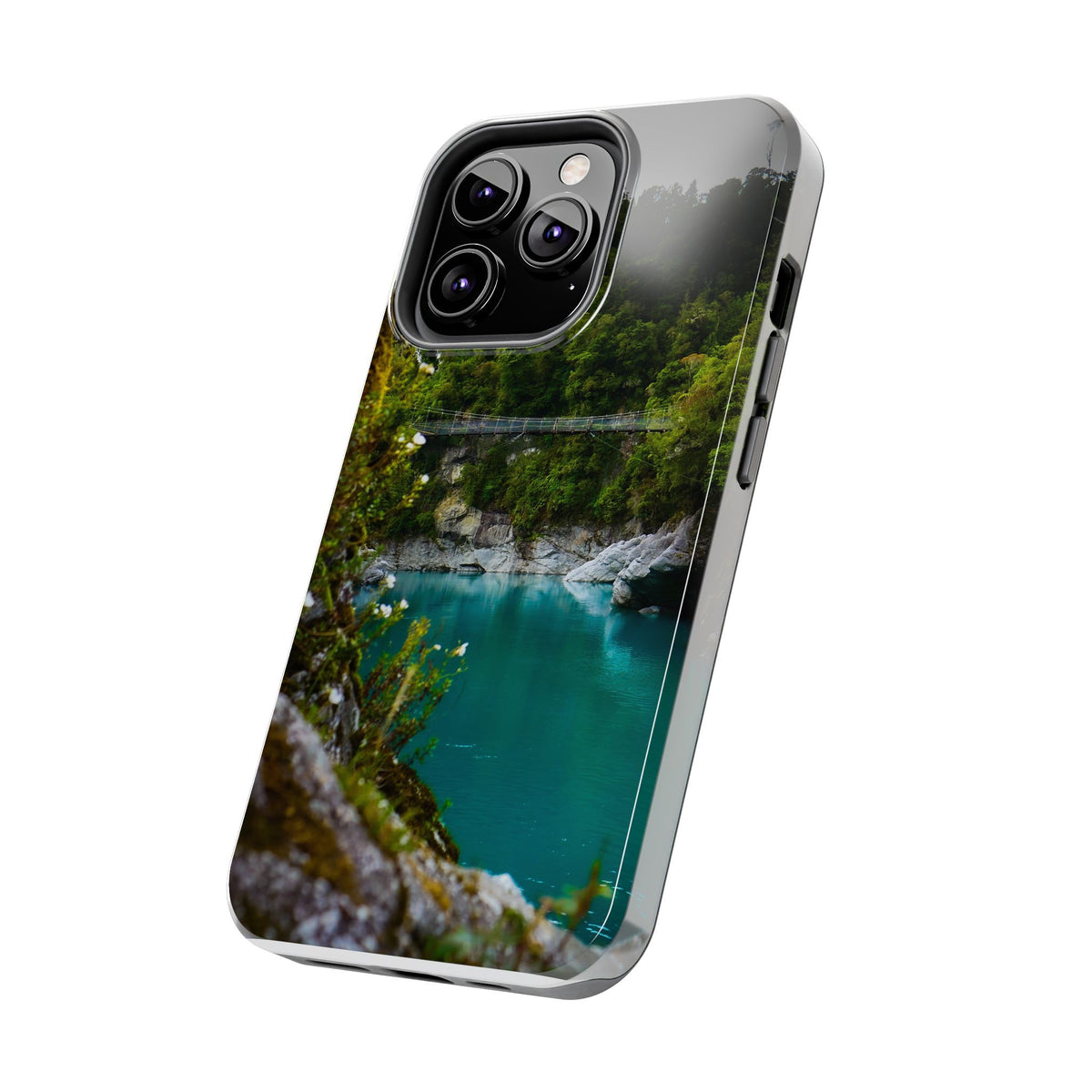 Floral Swing Bridge Tough Phone Case